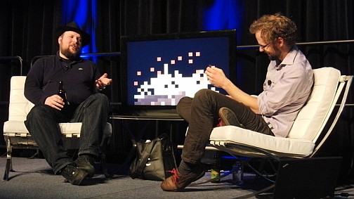 画像ギャラリー No.001のサムネイル画像 / ［GDC 2012］「Minecraft」のノッチ氏と“天才プログラマー”クリス氏が酒を酌み交わし語る。団らんのセッションレポートを掲載