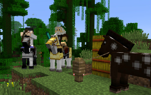 画像ギャラリー No.001のサムネイル画像 / 「Minecraft」の最新アップデートで騎乗可能な馬やロバが追加に。専用プログラムランチャー「Minecraft Launcher」もリリース中