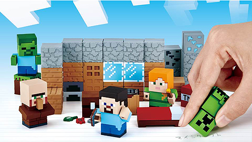 画像ギャラリー No.002のサムネイル画像 / あの「Minecraft」をケシゴムで再現したその名も「マイケシ」シリーズが，全国のおもちゃ売場で5月下旬より販売へ
