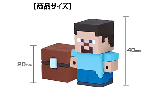 画像ギャラリー No.003のサムネイル画像 / あの「Minecraft」をケシゴムで再現したその名も「マイケシ」シリーズが,全国のおもちゃ売場で5月下旬より販売へ