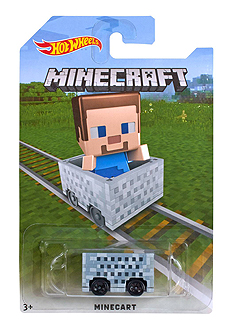 画像ギャラリー No.004のサムネイル画像 / 「Minecraft」のトロッコがミニカーに。Hot Wheelsブランドのミニカー「HW マインクラフトアソート」が4月下旬に発売