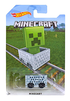 画像ギャラリー No.006のサムネイル画像 / 「Minecraft」のトロッコがミニカーに。Hot Wheelsブランドのミニカー「HW マインクラフトアソート」が4月下旬に発売
