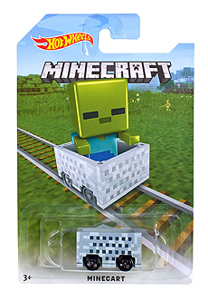 画像ギャラリー No.007のサムネイル画像 / 「Minecraft」のトロッコがミニカーに。Hot Wheelsブランドのミニカー「HW マインクラフトアソート」が4月下旬に発売