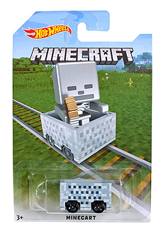 画像ギャラリー No.008のサムネイル画像 / 「Minecraft」のトロッコがミニカーに。Hot Wheelsブランドのミニカー「HW マインクラフトアソート」が4月下旬に発売
