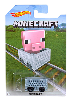 画像ギャラリー No.009のサムネイル画像 / 「Minecraft」のトロッコがミニカーに。Hot Wheelsブランドのミニカー「HW マインクラフトアソート」が4月下旬に発売