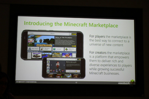 画像ギャラリー No.010のサムネイル画像 / 「Minecraft」と「Forza」のメディア向け説明会レポート。ユーザー作成コンテンツを取引できる「Minecraft マーケットプレース」が今春実装