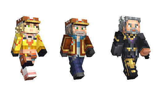 画像ギャラリー No.003のサムネイル画像 / 「Minecraft」に「FFXV」のキャラスキンをまとめたパックが登場