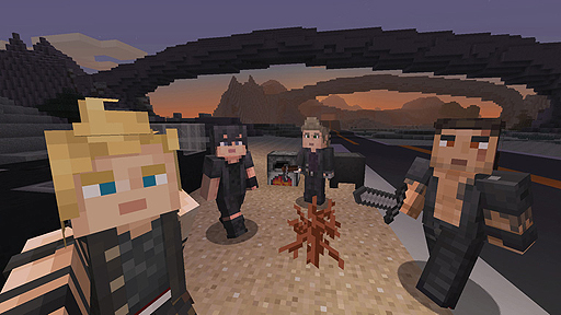 画像ギャラリー No.007のサムネイル画像 / 「Minecraft」に「FFXV」のキャラスキンをまとめたパックが登場