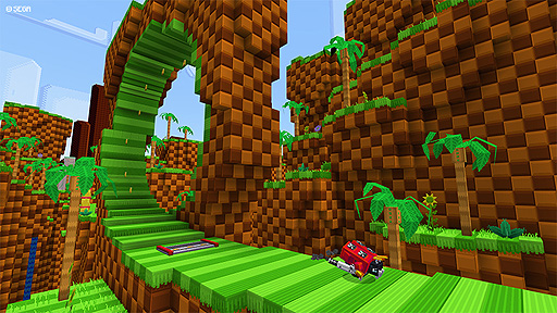画像ギャラリー No.003のサムネイル画像 / 「Minecraft」向けソニック30周年記念DLC,その名も「Sonic the Hedgehog」の配信がスタート