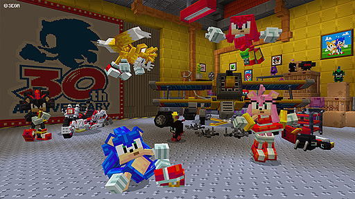 画像ギャラリー No.005のサムネイル画像 / 「Minecraft」向けソニック30周年記念DLC,その名も「Sonic the Hedgehog」の配信がスタート