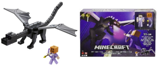 画像ギャラリー No.002のサムネイル画像 / 「Minecraft」エンダードラゴンのフィギュアや変形プレイセットなど新作が7月下旬に発売