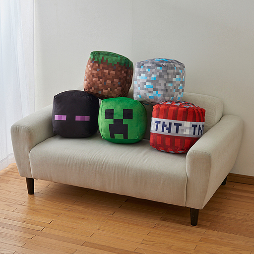画像ギャラリー No.020のサムネイル画像 / マイクラ×しまむらコラボで「Minecraft」モチーフのクッションやルームマットなどが8月26日12時より予約販売へ