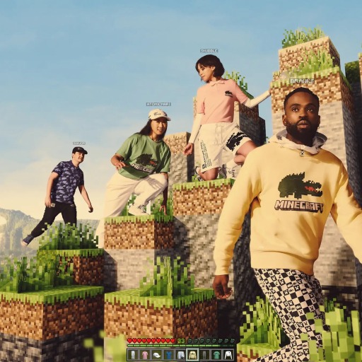 画像ギャラリー No.002のサムネイル画像 / 「LACOSTE」×「Minecraft」コラボ商品が販売開始に。オリジナルトートバッグのプレゼントキャンペーンを実施