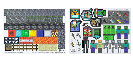 画像ギャラリー No.006のサムネイル画像 / 「マインクラフト」関連グッズをセットにした“マインクラフト　ブラックミステリーバッグシリーズ3”，11月18日より販売開始