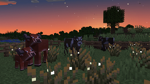画像ギャラリー No.001のサムネイル画像 / 「Minecraft」2種類の新種のウシ，ホタルの茂み，砂漠の環境音など新要素を公開。Javaスナップショットで利用可能