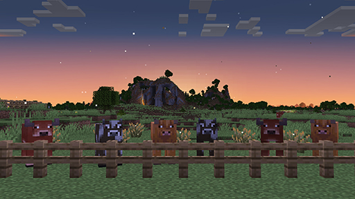 画像ギャラリー No.002のサムネイル画像 / 「Minecraft」2種類の新種のウシ，ホタルの茂み，砂漠の環境音など新要素を公開。Javaスナップショットで利用可能