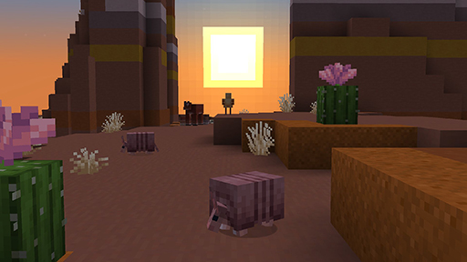 画像ギャラリー No.003のサムネイル画像 / 「Minecraft」,2種類のニワトリ,サボテンの花,枯れ草などが新たに登場。Javaスナップショットなどで利用できる