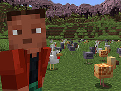 「Minecraft」，2種類のニワトリ，サボテンの花，枯れ草などが新たに登場。Javaスナップショットなどで利用できる