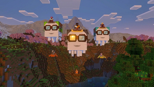 画像ギャラリー No.002のサムネイル画像 / 「Minecraft」,空飛ぶマウント“ハッピーガスト”などを追加する大型アップデート“チェイス・ザ・スカイ”をリリース