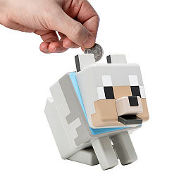 画像ギャラリー No.005のサムネイル画像 / 「Minecraft」から，ウーパールーパー目覚まし時計ライトとオオカミ貯金箱が登場。部屋に置いておくだけでも楽しくなりそう