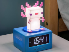 「Minecraft」から，ウーパールーパー目覚まし時計ライトとオオカミ貯金箱が登場。部屋に置いておくだけでも楽しくなりそう