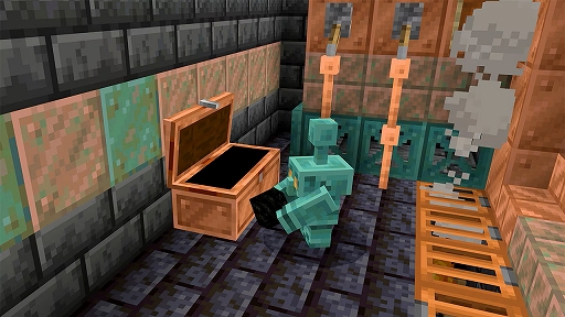 画像ギャラリー No.003のサムネイル画像 / 「Minecraft」，銅製のツールやチェスト整理ゴーレムなどを追加する次期大型アップデートのタイトルが“The Copper Age”に決定