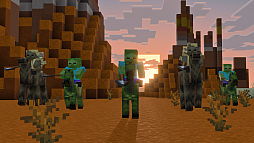 画像ギャラリー No.003のサムネイル画像 / 「Minecraft」，Mounts of Mayhemドロップを本日リリース。騎乗できるモブを中心としたアップデート