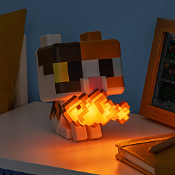画像ギャラリー No.004のサムネイル画像 / 「Minecraft」，ネコルームライトを2月22日（猫の日）に発売。オオカミとハチのフィギュアライトも登場