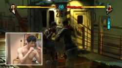 画像ギャラリー No.004のサムネイル画像 / 人気タレントがXbox 360 Kinect専用格闘ゲーム「ファイターズ アンケージ」に挑戦。本日公開された第1回では庄司智春さんが挑む