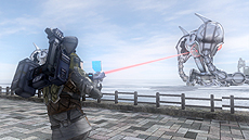 画像ギャラリー No.009のサムネイル画像 / 「地球防衛軍4」に登場する第3の兵士，“空爆誘導兵”こと「エアレイダー」の情報公開。ビークルやフォーリナー「新型ヘクトル」と合わせてチェック