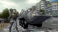画像ギャラリー No.034のサムネイル画像 / 「地球防衛軍4」に登場する第3の兵士，“空爆誘導兵”こと「エアレイダー」の情報公開。ビークルやフォーリナー「新型ヘクトル」と合わせてチェック