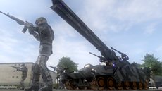 画像ギャラリー No.005のサムネイル画像 / 「地球防衛軍4」マルチプレイ時に戦友と共に乗り込める新兵器や，フォーリナーの要塞「マザーシップ」「四足歩行要塞」を紹介