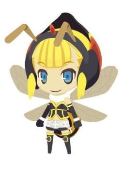 画像ギャラリー No.001のサムネイル画像 / 「わグルま!」新キャラを追加。女王蜂を目指す女の子「フェビーネ」が登場