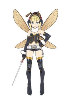 画像ギャラリー No.002のサムネイル画像 / 「わグルま!」新キャラを追加。女王蜂を目指す女の子「フェビーネ」が登場