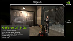画像ギャラリー No.004のサムネイル画像 / ［COMPUTEX］NVIDIA，「GeForce GTX 560M」を発表。GeForce 500Mシリーズ初のGTXモデル
