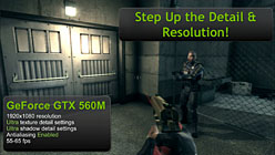 画像ギャラリー No.005のサムネイル画像 / ［COMPUTEX］NVIDIA，「GeForce GTX 560M」を発表。GeForce 500Mシリーズ初のGTXモデル