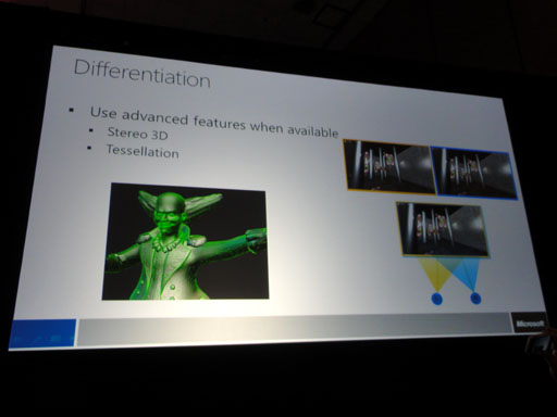 画像ギャラリー No.009のサムネイル画像 / ［GDC 2012］上から下まで性能の幅が広いWindows 8のMetroデバイス。ゲームにはどのような影響が？ 