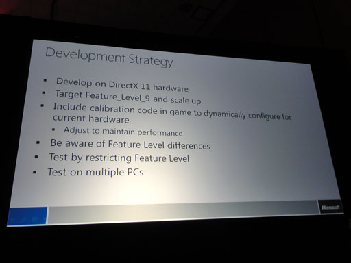 画像ギャラリー No.012のサムネイル画像 / ［GDC 2012］上から下まで性能の幅が広いWindows 8のMetroデバイス。ゲームにはどのような影響が？ 