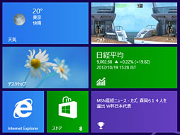 画像ギャラリー No.005のサムネイル画像 / 「ゲーム環境」としてのWindows 8完全理解(3)最大の特徴「スタートスクリーン」とその操作法をムービーで把握する