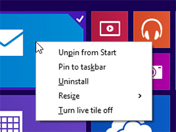 画像ギャラリー No.008のサムネイル画像 / Microsoft,「Windows 8.1 Update」を4月8日に提供開始。将来Windowsでは新型スタートメニューが導入されることに