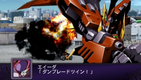 画像ギャラリー No.002のサムネイル画像 / 「第2次スーパーロボット大戦Z 破界篇」の戦闘シーンをスクリーンショットで確認。“コードギアス”や“ガンダム00”など初参加作品の機体＆キャラの姿も
