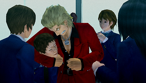 画像ギャラリー No.006のサムネイル画像 / PSP「ガチトラ! 〜暴れん坊教師 in High School〜」が本日発売。公式サイトに“黒板を綺麗にするだけで被災地支援ができる(?)”ミニゲームが登場