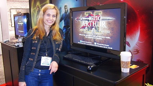 画像ギャラリー No.001のサムネイル画像 / [E3 2011]ストラテジーとRPGが融合した「King Arthur II: The Role-Playing Wargame」，Paradoxブースでデモ機を発見