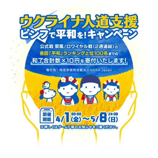画像ギャラリー No.001のサムネイル画像 / 「麻雀ロワイヤル」，人道支援へ寄付するチャリティーキャンペーンでの成果を報告