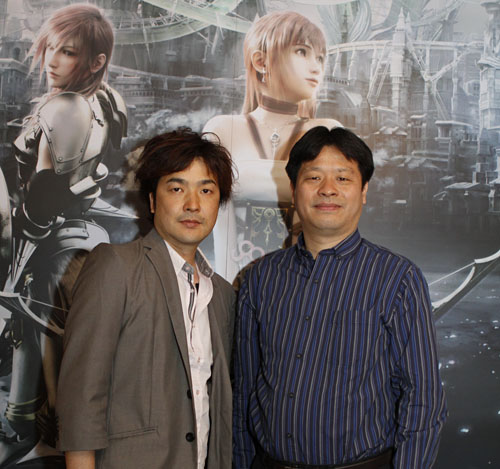 画像ギャラリー No.017のサムネイル画像 / ［E3 2011］「FINAL FANTASY XIII-2」の北瀬氏，鳥山氏にインタビュー。今作は自らの意思で旅に出て，ストーリーを進めていくRPGだ
