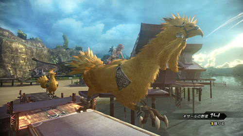 画像ギャラリー No.004のサムネイル画像 / 「FINAL FANTASY XIII-2」，謎の男「カイアス・バラッド」の情報が公開。お馴染みのチョコボももちろん登場する