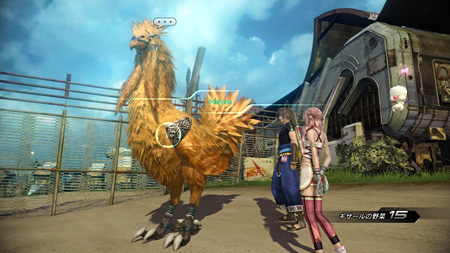 画像ギャラリー No.010のサムネイル画像 / 「FINAL FANTASY XIII-2」，謎の男「カイアス・バラッド」の情報が公開。お馴染みのチョコボももちろん登場する