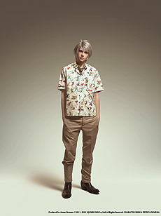 画像ギャラリー No.006のサムネイル画像 / 「FF XIII-2」キャラが，プラダの春夏メンズコレクションのモデルに。「Arena Homme ＋」誌の最新号でライトニングらがプラダファッションに身を包む