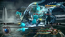 画像ギャラリー No.010のサムネイル画像 / 「FF XIII-2」，アサクリ/AKB48大島優子さんデザインの追加コスチュームと，コロシアムバトル第5弾「ギルガメッシュ」，第6弾「コヨコヨ」を4月10日に配信