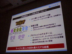 画像ギャラリー No.012のサムネイル画像 / ［CEDEC 2011］稼げるゲームはこう作れ。グリーが明かす「セールスランキングNo.1プロダクトの作り方」
